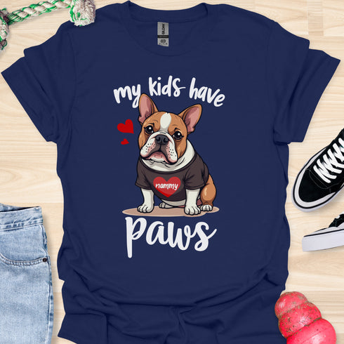 My kids have paws - V4 - Sweet Dog T-Shirt